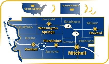 Service Area map