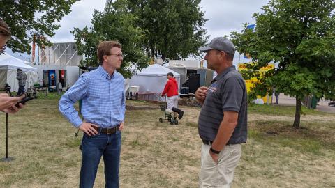 Dusty Johnson and Ken Schlimgen