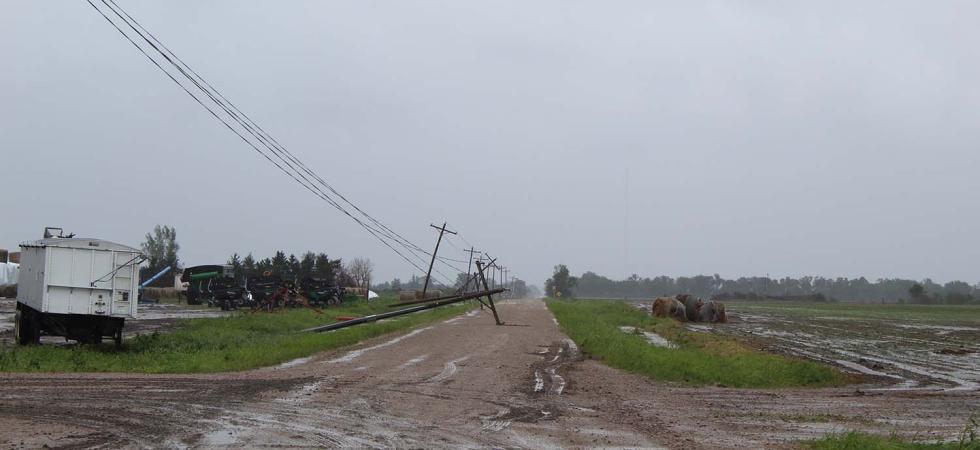 3 phase line down